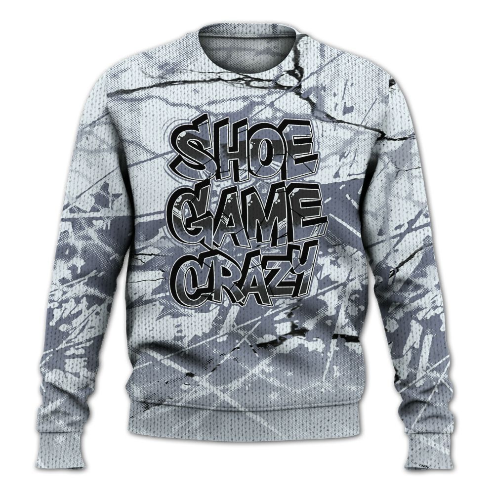 Knitted Sweater To Match Air Foamposite Jin Kazama - Shoe Game Crazy Graphic