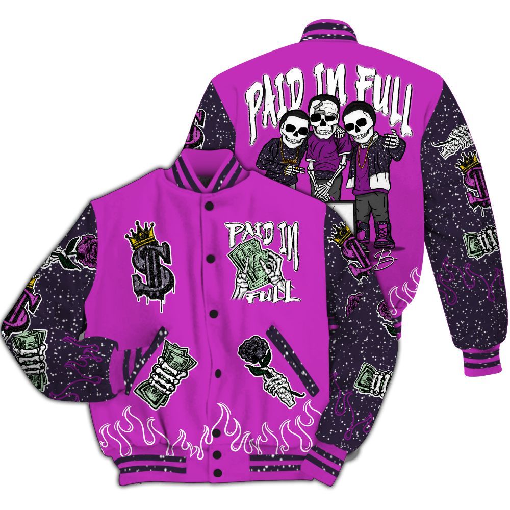 Varsity Jacket To Match Ja 2 Staregazer - Fire Everybody Paid In All Over Print
