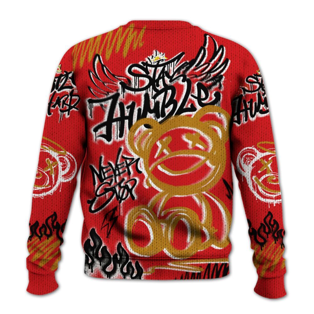 Knitted Sweater To Match Scoot Zeros Retro Portland - Humble Drip Streetwear Graffity