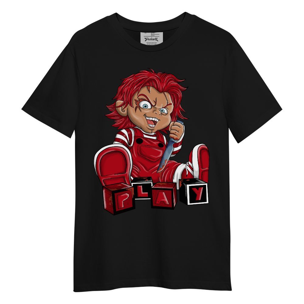 Shirt To Match Bred Velvet 11s - Play Horror Unisex Shirt