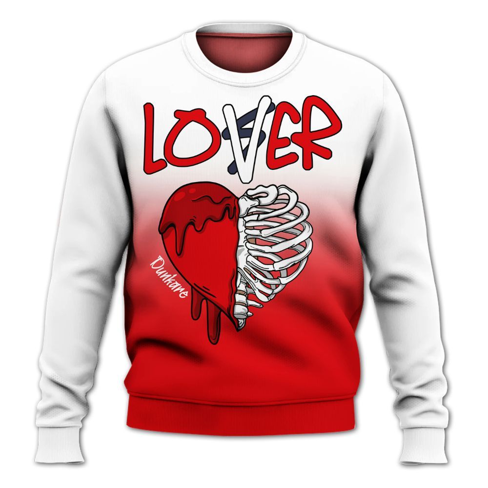 Sweatshirt To Match Low OG Howard Bison 1s - Loser Lover Dripping All Over Print