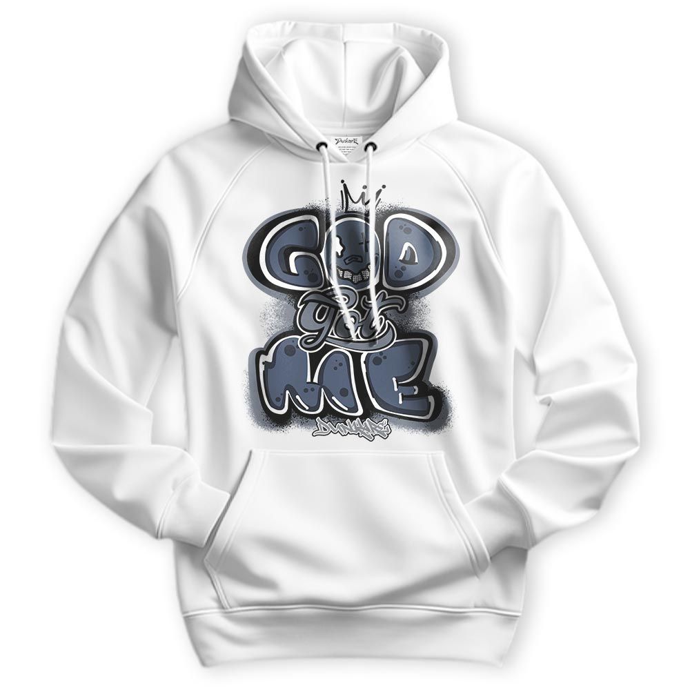 Sweatshirt To Match Low Diffused Blue 11s Hoodie - God Got Graffiti Hoodie Unisex