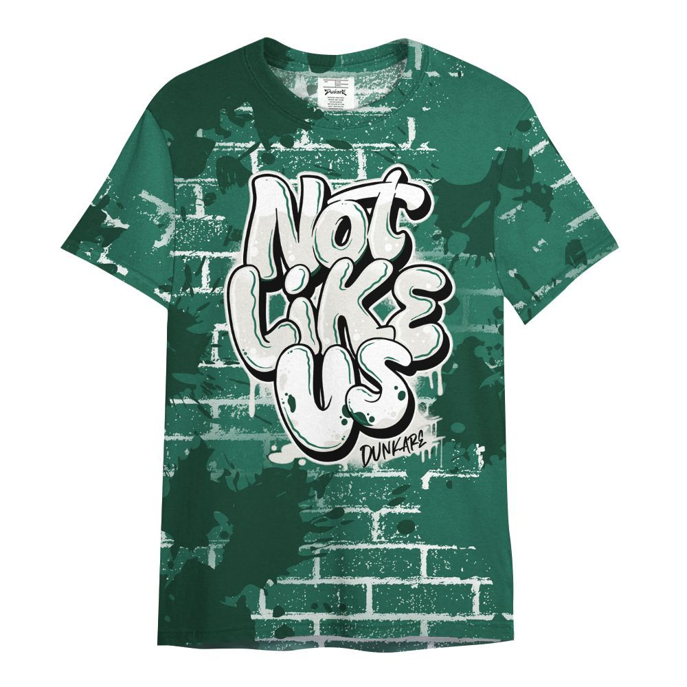 Shirt To Match Oxidized Green 4s - None Like Us Graphic Brick Art All Over Print