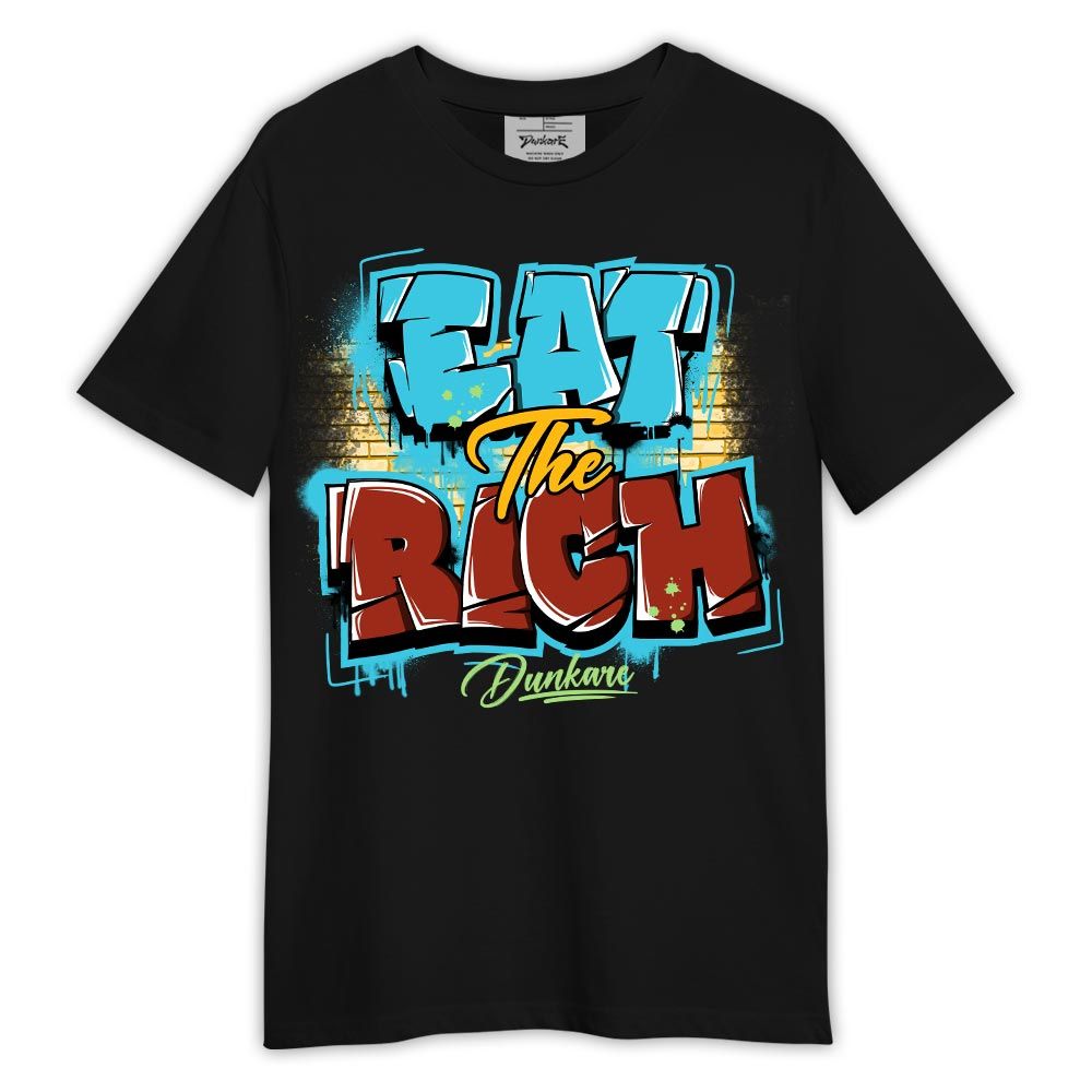 Shirt To Match SB Dunk Di'Orr Greenwood - Graphic Eat The Rich Shirt Outfit