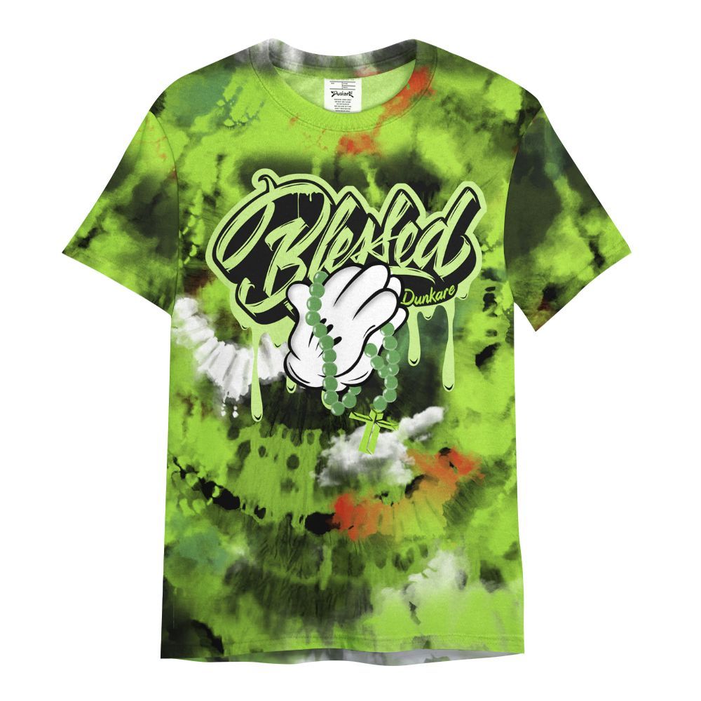 Shirt To Match Kobe 6 SE Grinch - God Blessed Tie Dye All Over Print