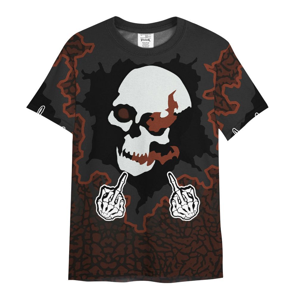 Shirt To Match Air Force 1 Low Halloween Skull 2024 - F Around Find Out Graphic Trapped All Over Print