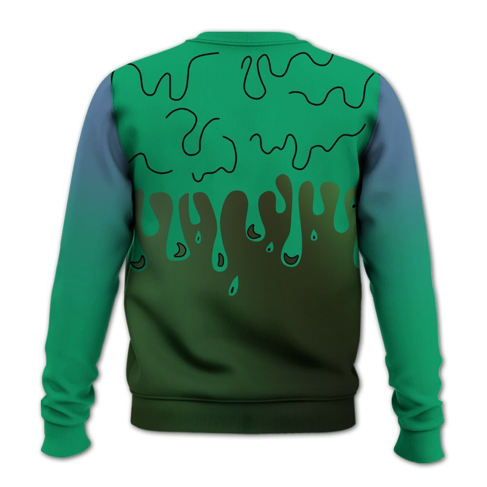 Sweatshirt To Match Foamposite Pro Pine Green 2025 - Loser Lover Dripping All Over Print