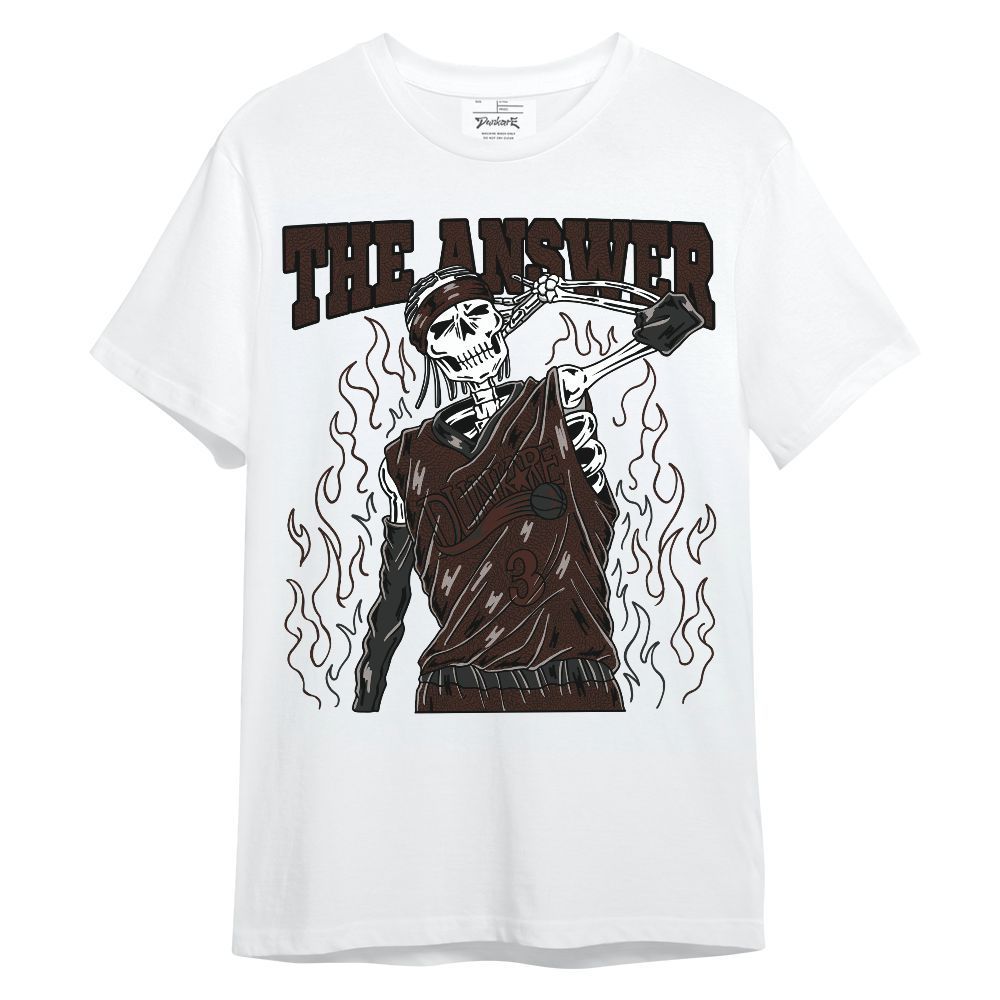 Shirt To Match Air Force 1 Low Halloween Skull 2024 - Allen Answer Skeleton Unisex Shirt