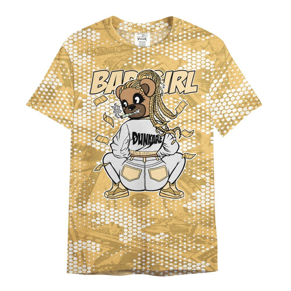 Shirt To Match Craft Paris 6s - Rebellious Girl Bear Banknotes Art All Over Print