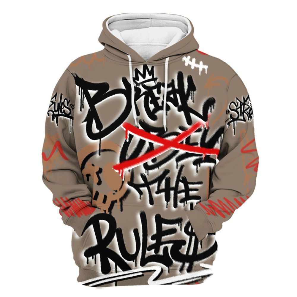 Hoodie To Match Air Max Rocky Distressed - Break Rules Streetwear All Over Print