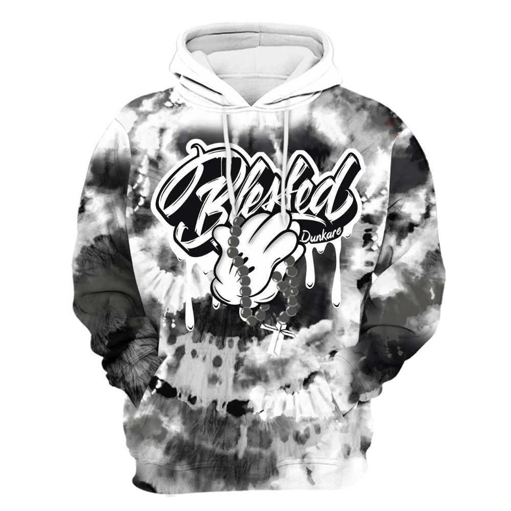 Hoodie To Match Kobe 9 Elite Protro Halo - God Blessed Tie Dye All Over Print