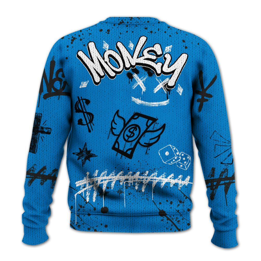 Sweater To Match High OG FragmentxULA White Black 1s - Everybody Paid In Full Crayon Graphic