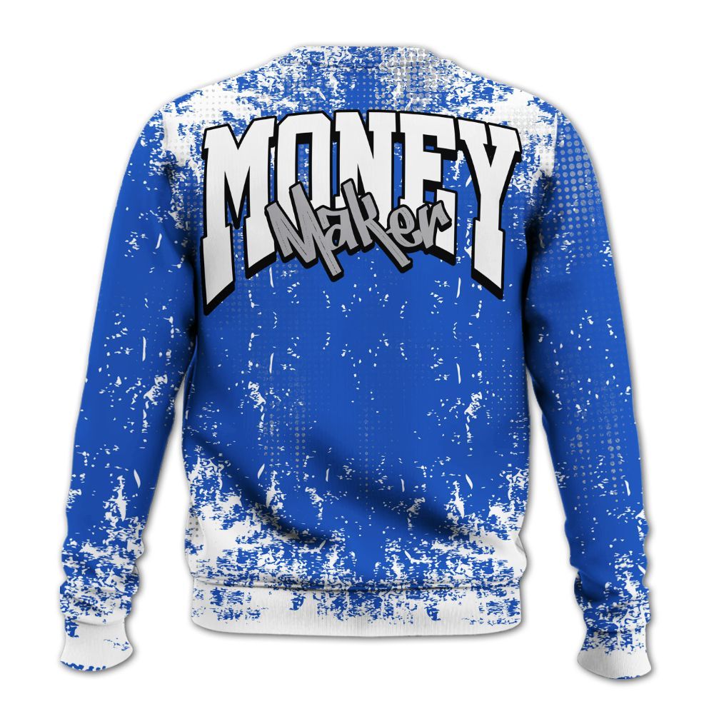Sweatshirt To Match Retro Stealth 5s - Move In Silence Money Street Retro All Over Print