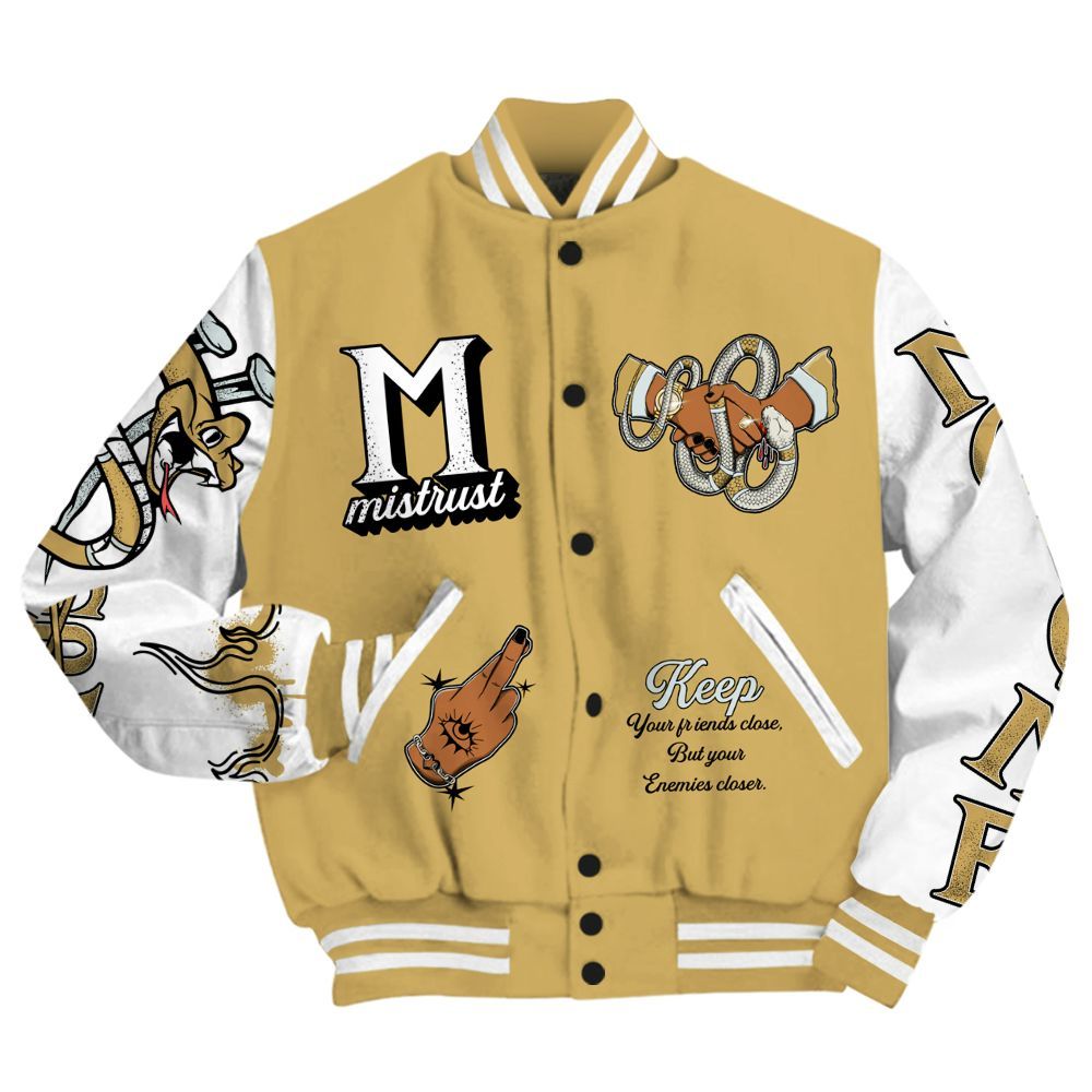 Varsity Jacket To Match Craft Paris 6s - Trust No One Snake-Bite Street Style All Over Print