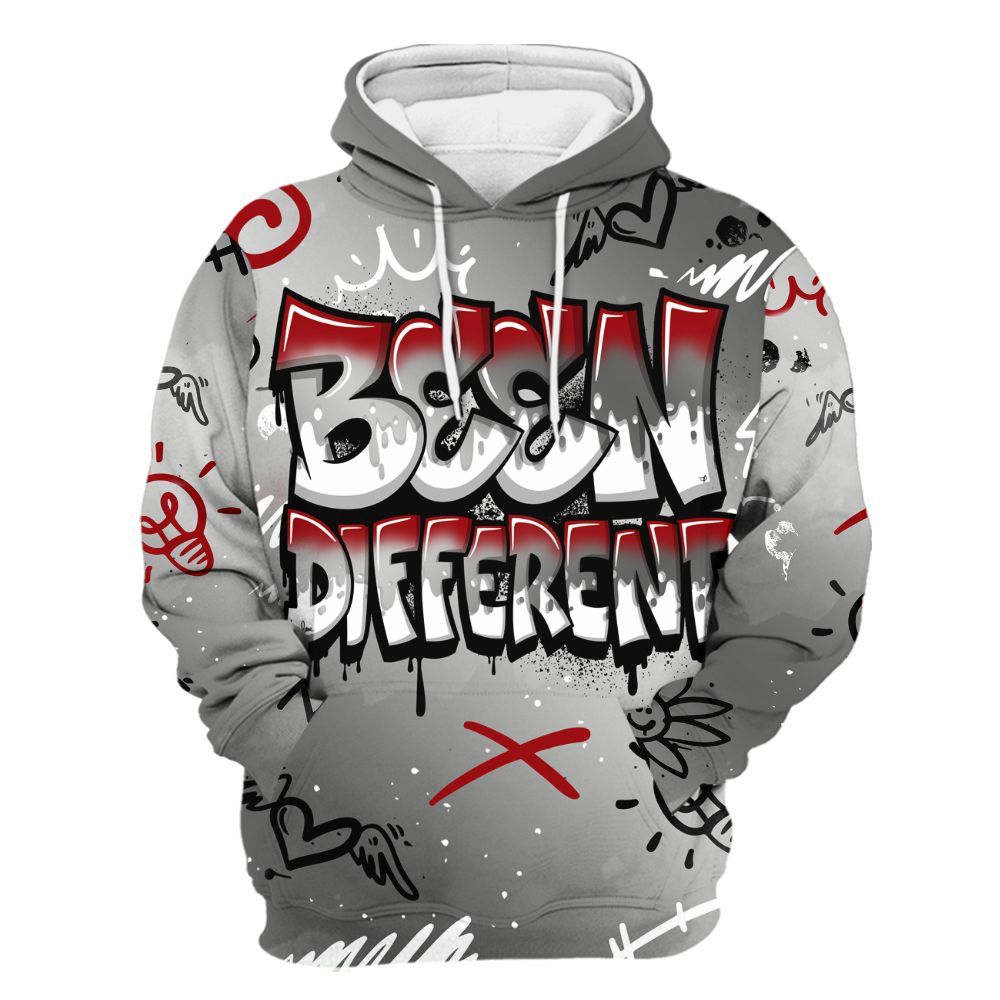 Hoodie To Match Metallic Silver 14s - Drip Been Di2ferent All Over Print