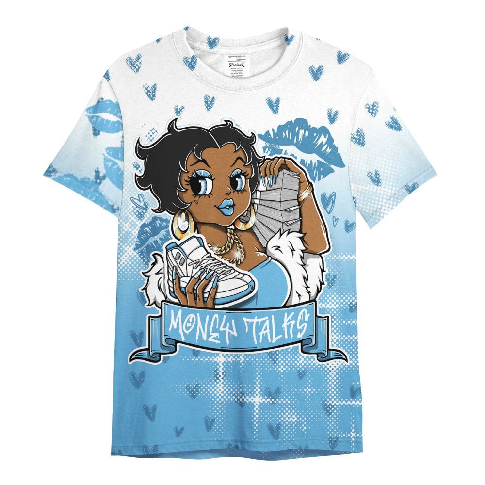 Shirt To Match Melo 12s - Moneys Talks Girl All Over Print