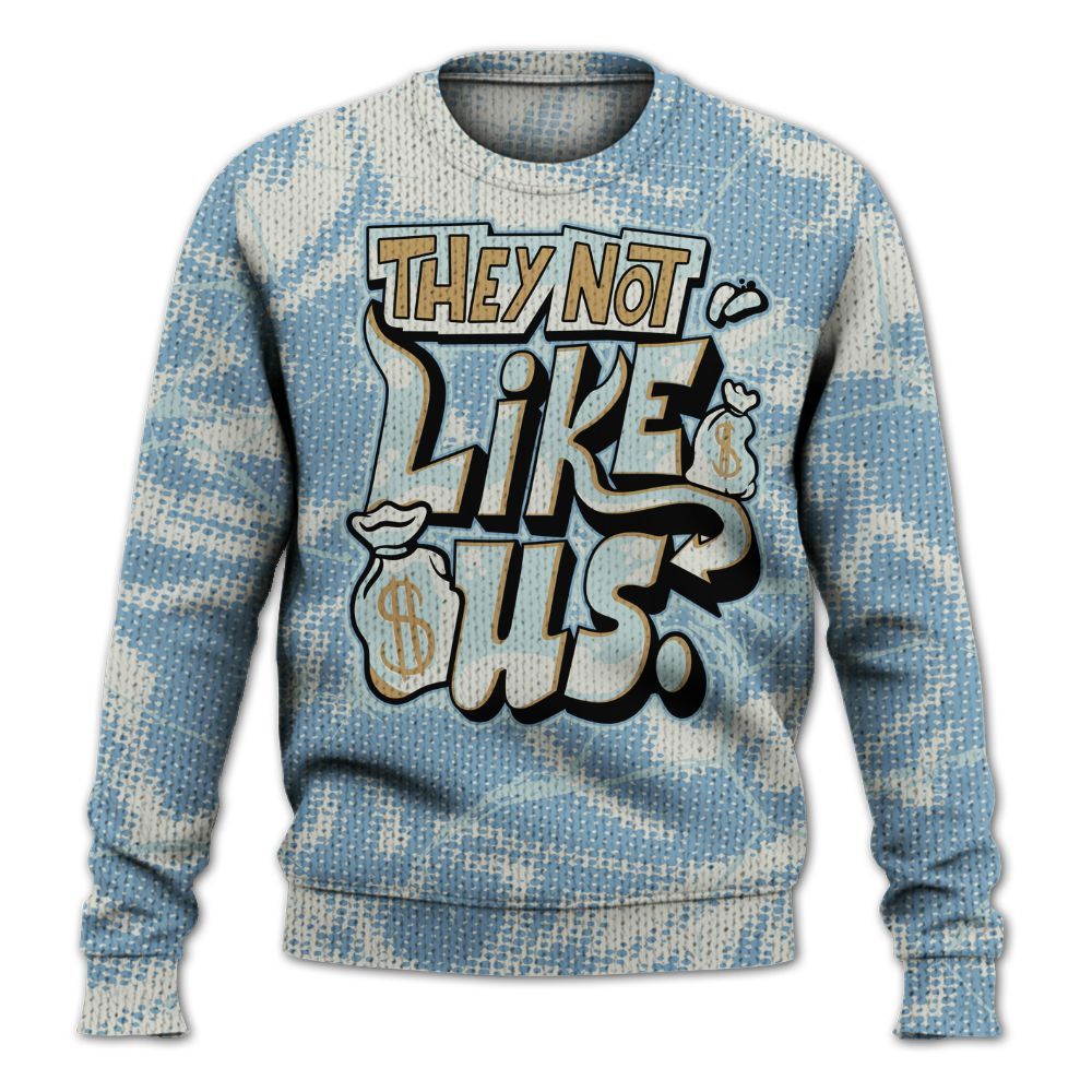 Sweater To Match Denim Worn Blue 2025 4s - Dislike Us Crack Graphic