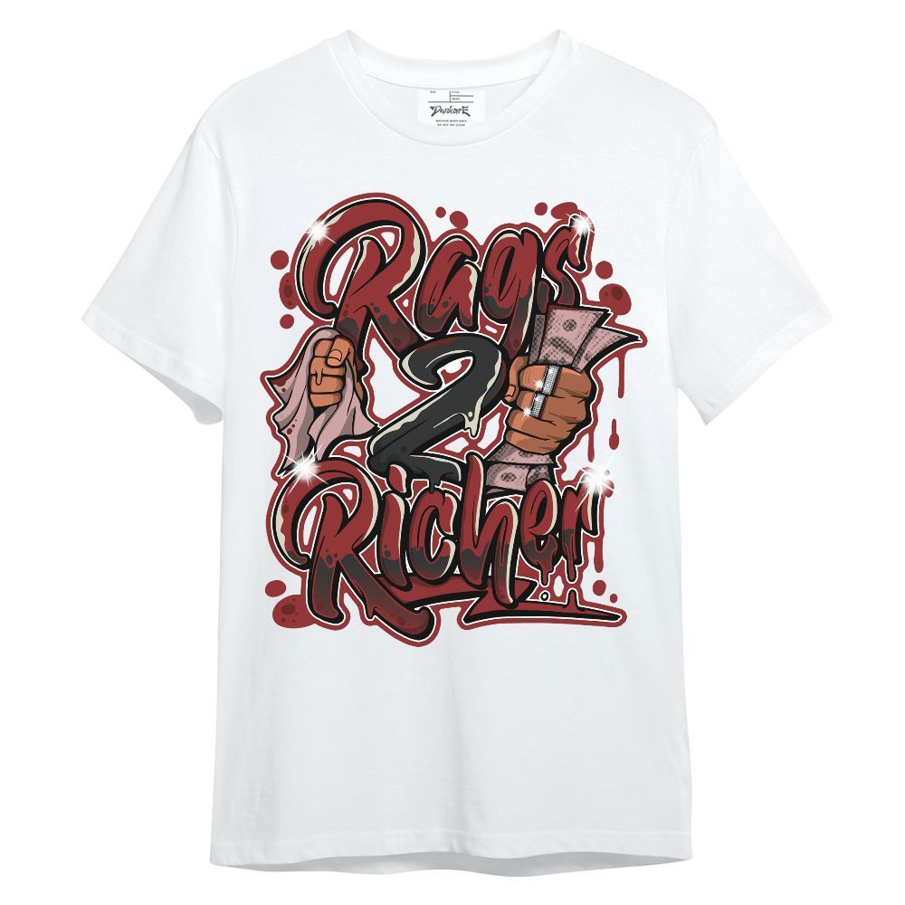 Shirt To Match High 85 Bred 1s - Rag 2 Rich Graphic Unisex Shirt