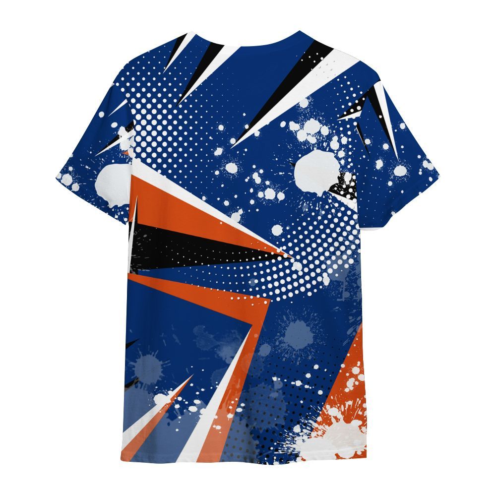 Shirt To Match Mid Knicks 1s - Poly Trust No One Dripping All Over Print