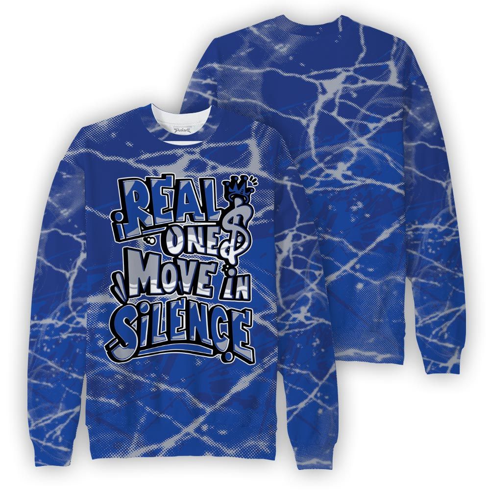 Sweatshirt To Match Air Foamposite One Royal Sweatshirt - Ones Move In Silence Graphic Profound Sweatshirt Unisex