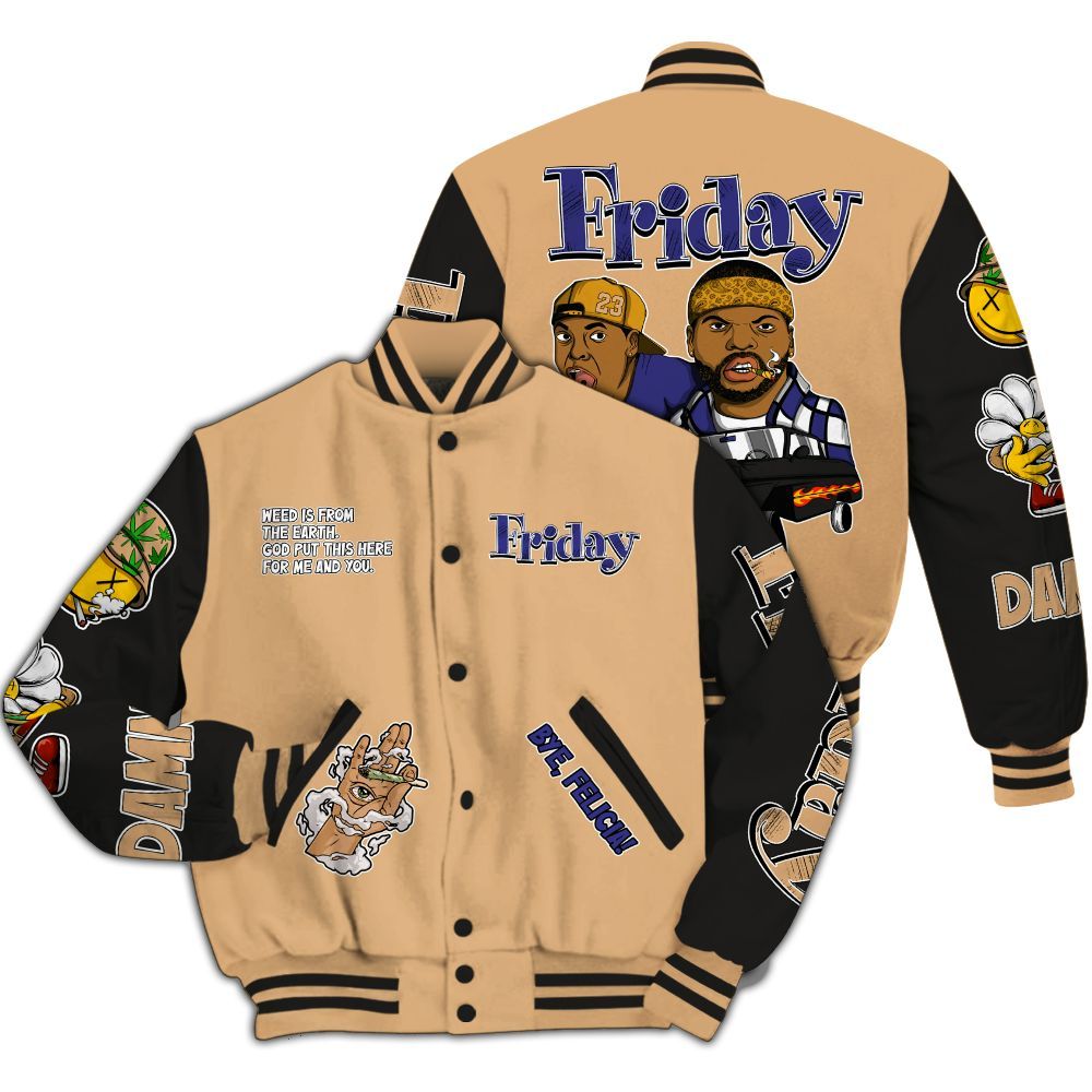 Varsity Jacket To Match SE Afrobeats 7s - Friday Sneaker Stress Style All Over Print