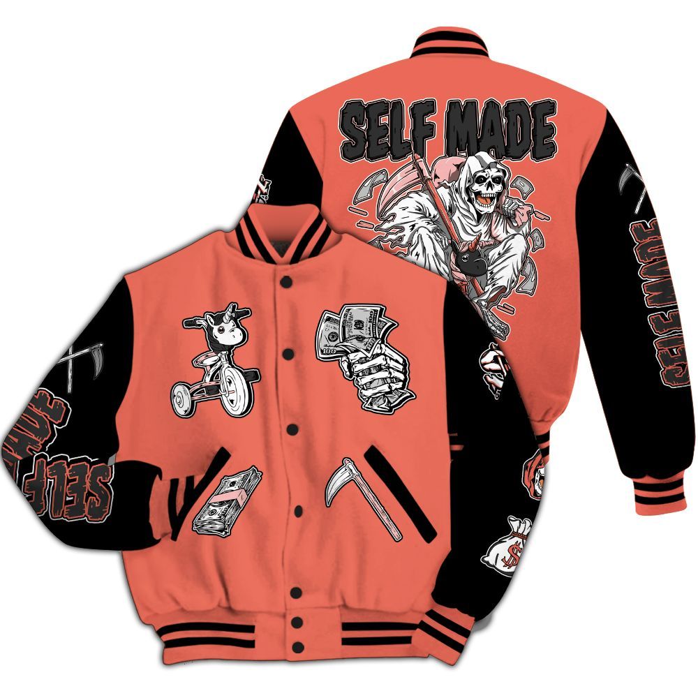 Varsity Jacket To Match Low OG PSG 1s - Self Make Skeleton All Over Print
