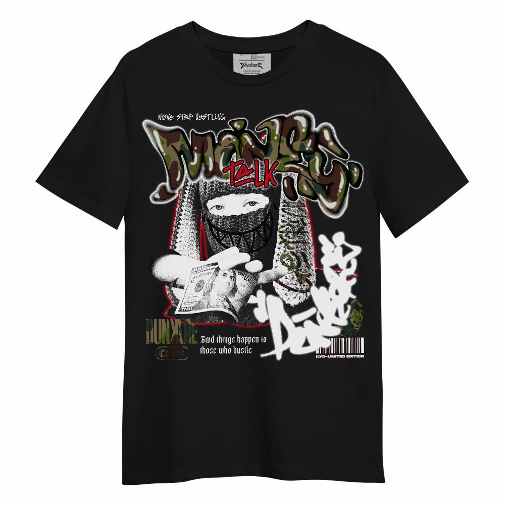 Shirt To Match Air Max 90 Duck Camo Red - Money Talk Rap Unisex Shirt