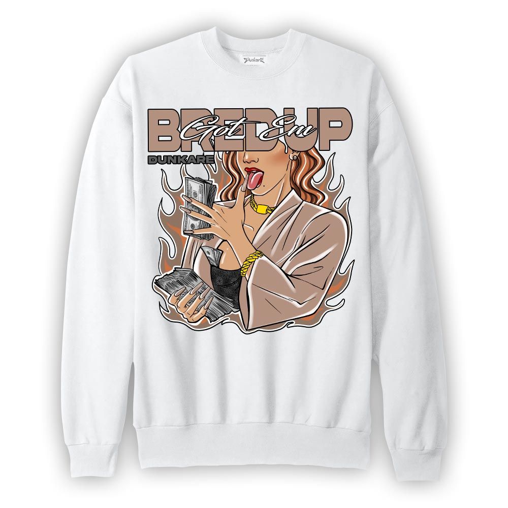 Sweatshirt To match OG Latte 1s Sweatshirt - Bred'up Unique Graphic