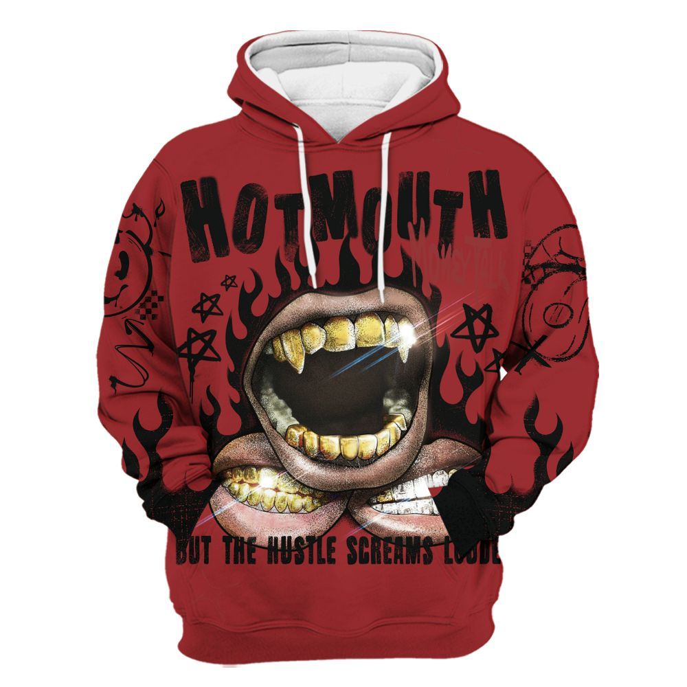 Hoodie To Match Alternate Flu Game 12s - Mouth Burning Street Style All Over Print