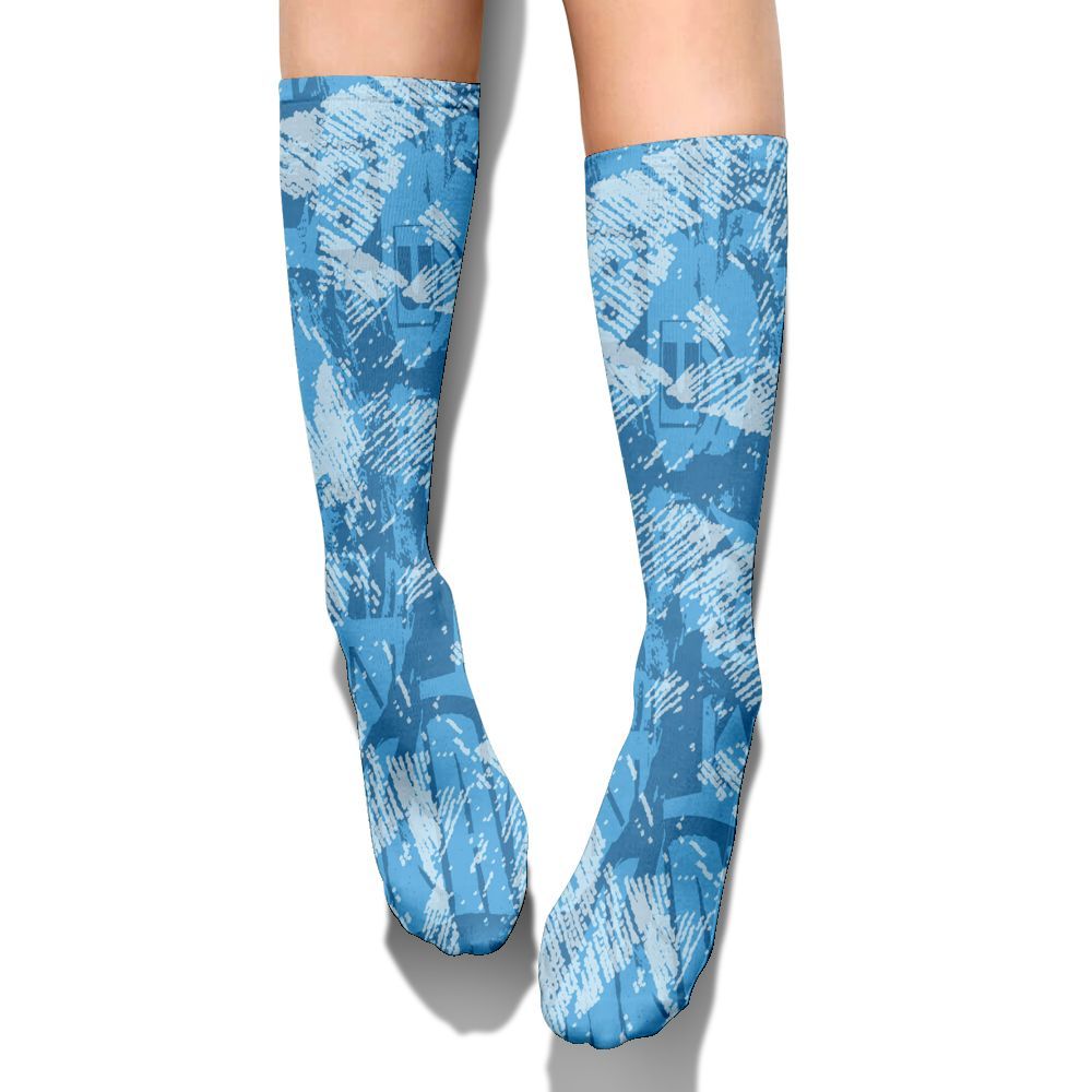 Sock To Match Melo 12s, Grunge Pattern Graphic