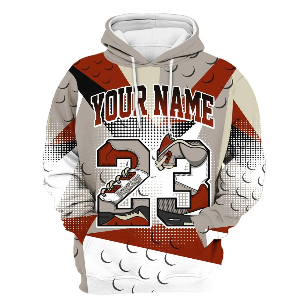 Hoodie To Match El Grito 5s - Poly Custom Name Number 23 5s All Over Print