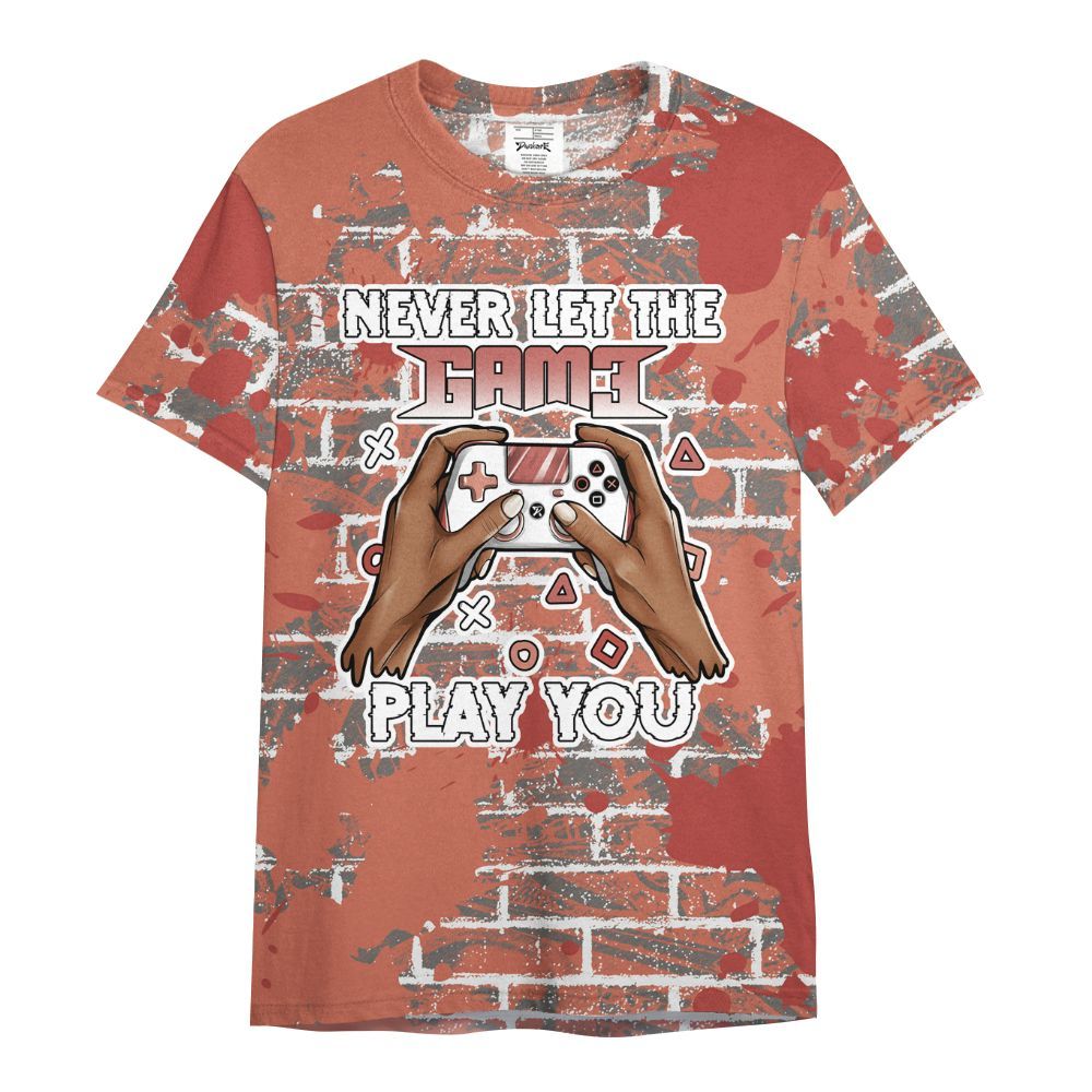 Shirt To Match Dune Red 13s - PlayGame Human Brick All Over Print