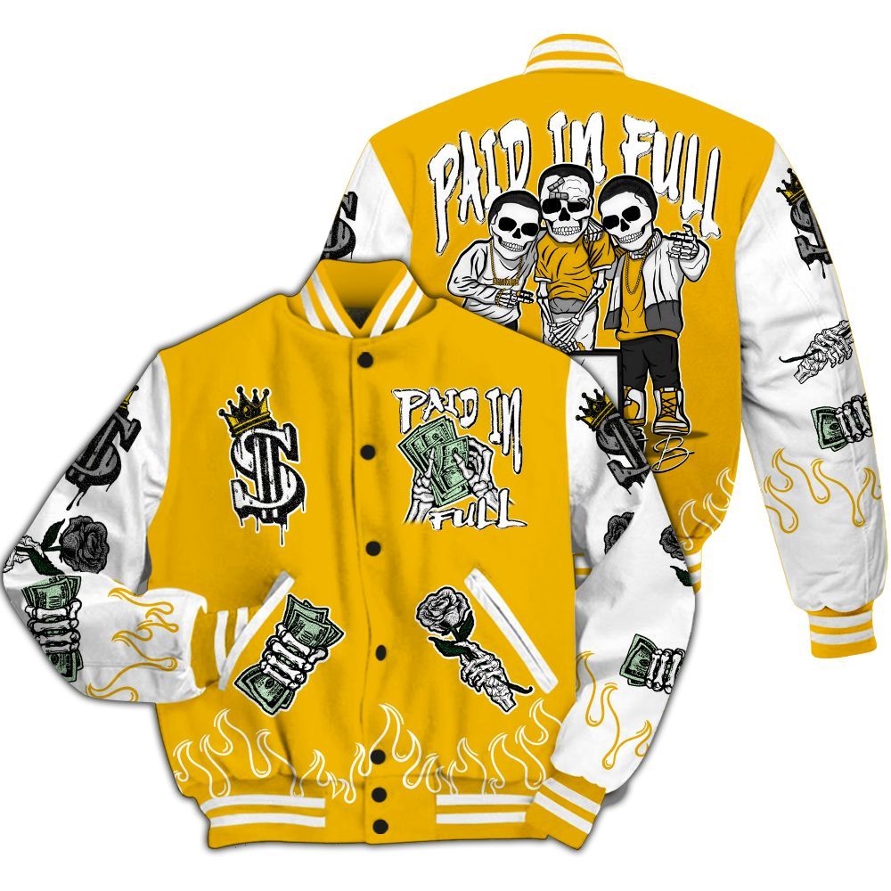 Varsity Jacket To Match Del Sol 13s - Fire Everybody Paid In All Over Print