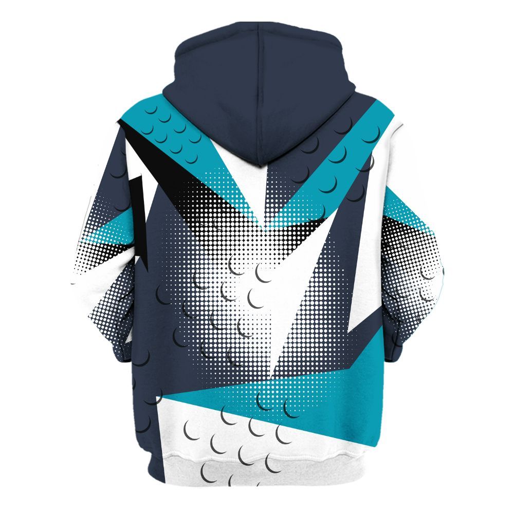 Hoodie To Match Retro Obsidian 13s - Poly Custom Name Number 23 5s All Over Print