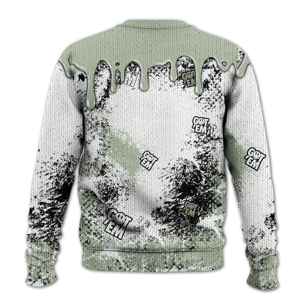 Knitted Sweater To Match Seafoam Sail 4s - Dripping 23 Drip