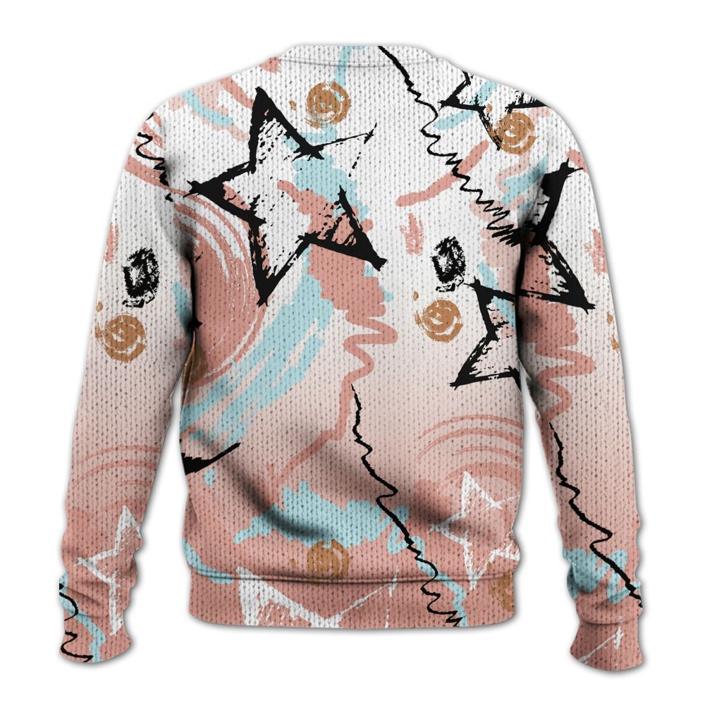 Knitted Sweater To Match Dunk Low Glacier Arctic - Grind Shine Later Drip