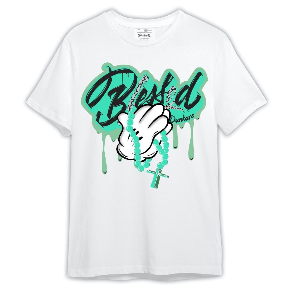 Shirt To Match Shirt Streetwear God Blessed Drip, 3 Green Glow T-- To Match Sneaker Black Green Glow 3s Graphic Tee NCT