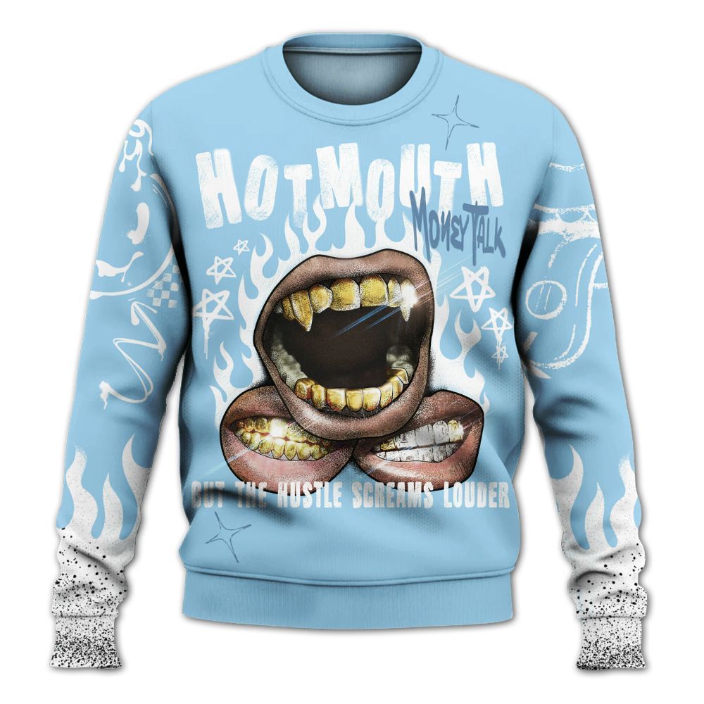 Sweatshirt To Match Legend Blue 11s - Mouth Burning Street Style All Over Print