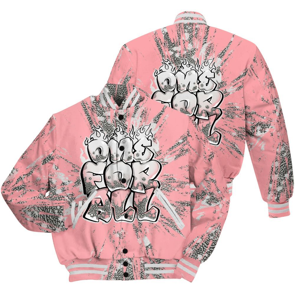 Varsity Jacket To Match Retro Wings 3s Shirt - Ones For All Graphic Luxury All Over Print