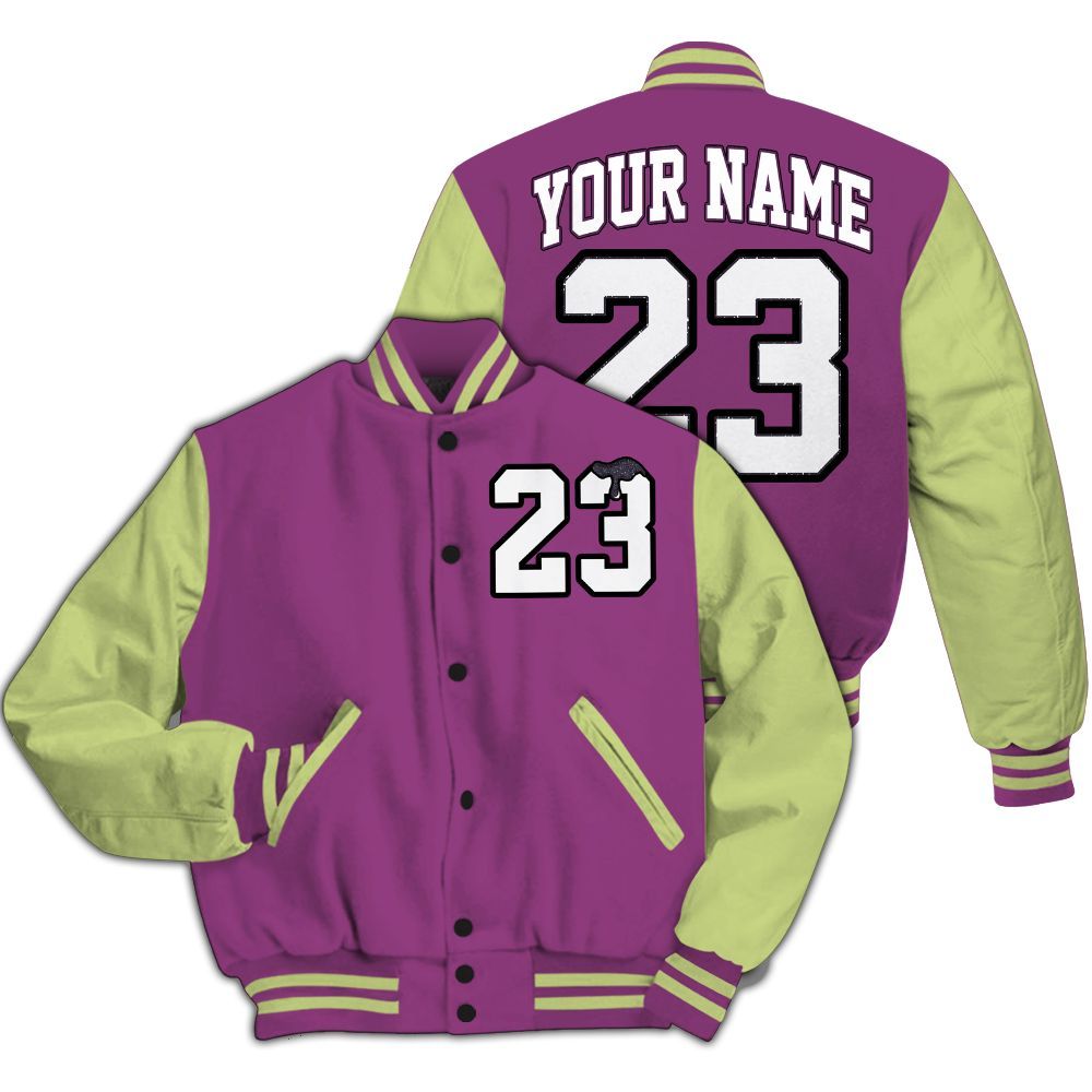 Varsity Jacket To Match Ja 2 Staregazer - Custom Name Number 23 Drip All Over Print
