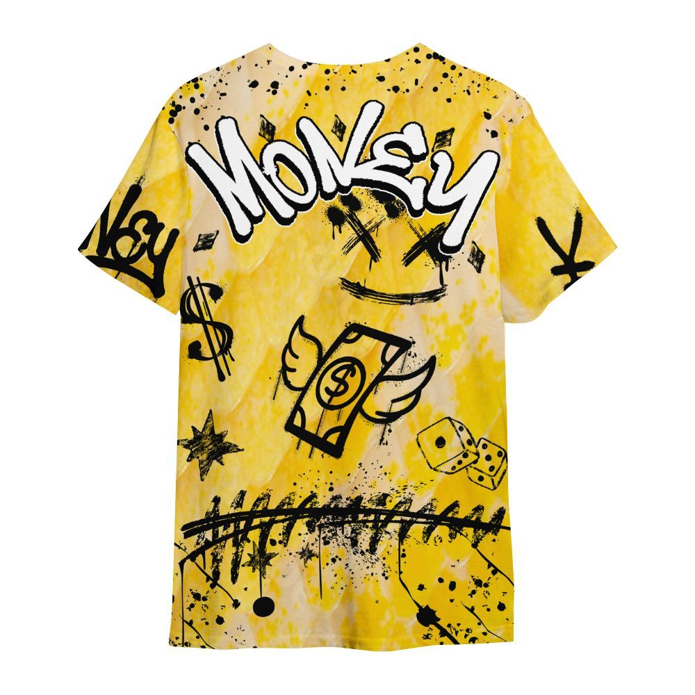 Shirt To Match Low Yellow Python 11s - Everybody Paid In Full Crayon All Over Print