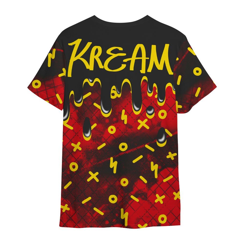 Shirt To Match Ferrari 14s - Kream Kicks Rule Drip All Over Print