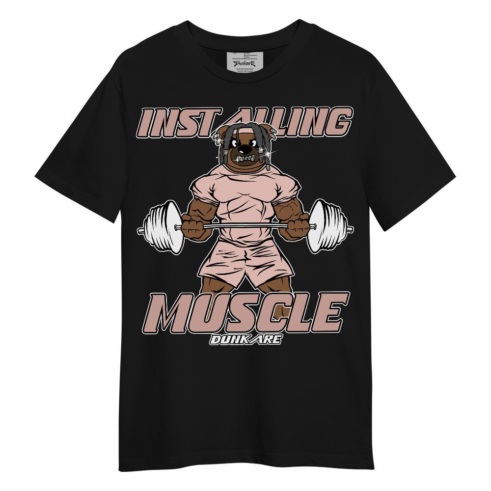 Shirt To Match Low Legend Pink 11s - Installing Muscle Bear Graphic