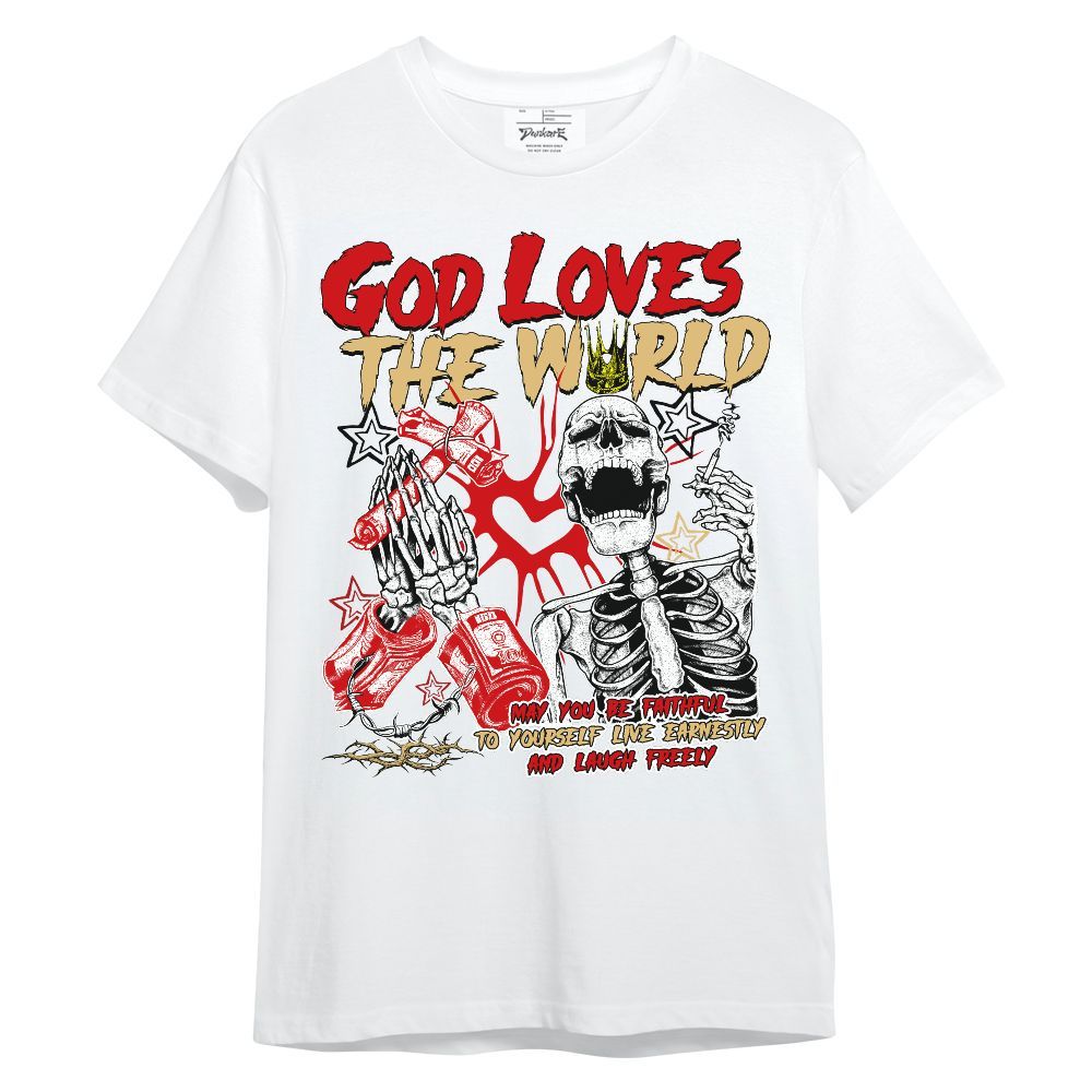 Shirt To Match Ja 2 Halloween - God Loves The World Unisex Shirt