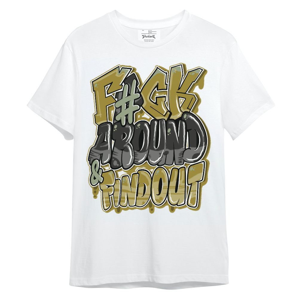 Shirt To Match Air Flightposite Metallic Gold - F Around Find Out Graphic Unisex Shirt
