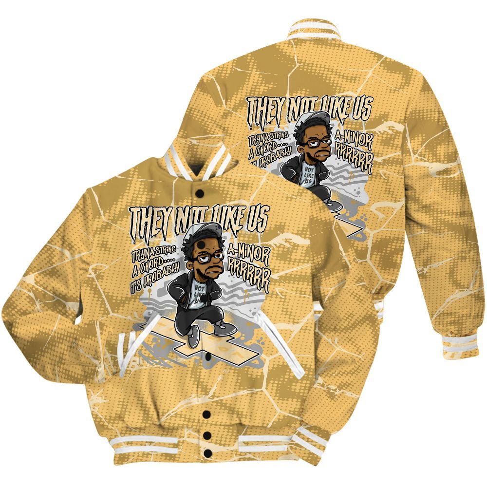 Varsity Jacket To Match Craft Paris 6s Shirt - Hopscotch Dislike Us Graphic Crack All Over Print