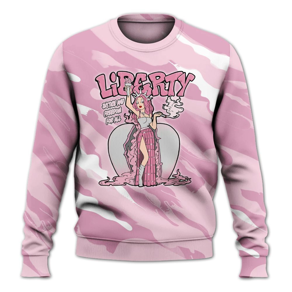 Sweatshirt To Match Orchid 4s - Midwest Cartoon Colored All Over Print