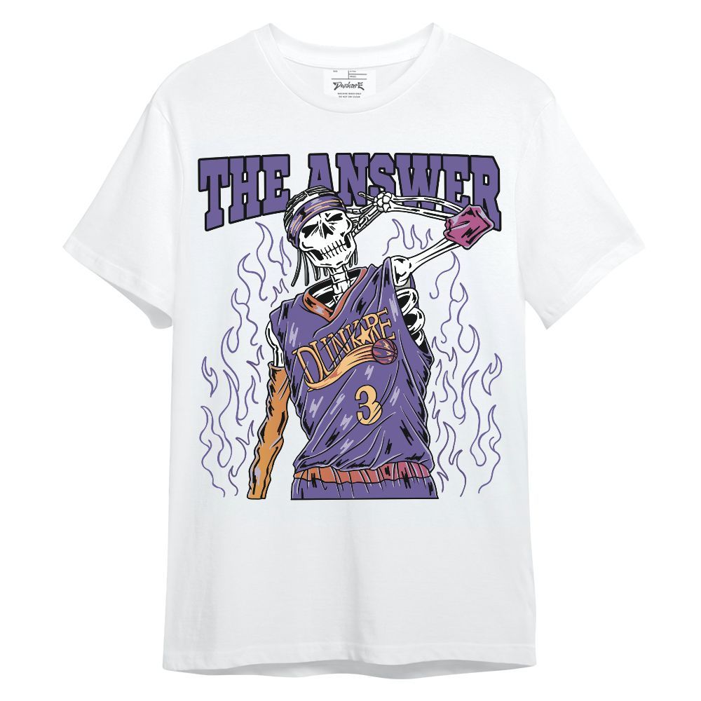 Shirt To Match Book Sunset 1s - Allen Answer Skeleton Unisex Shirt