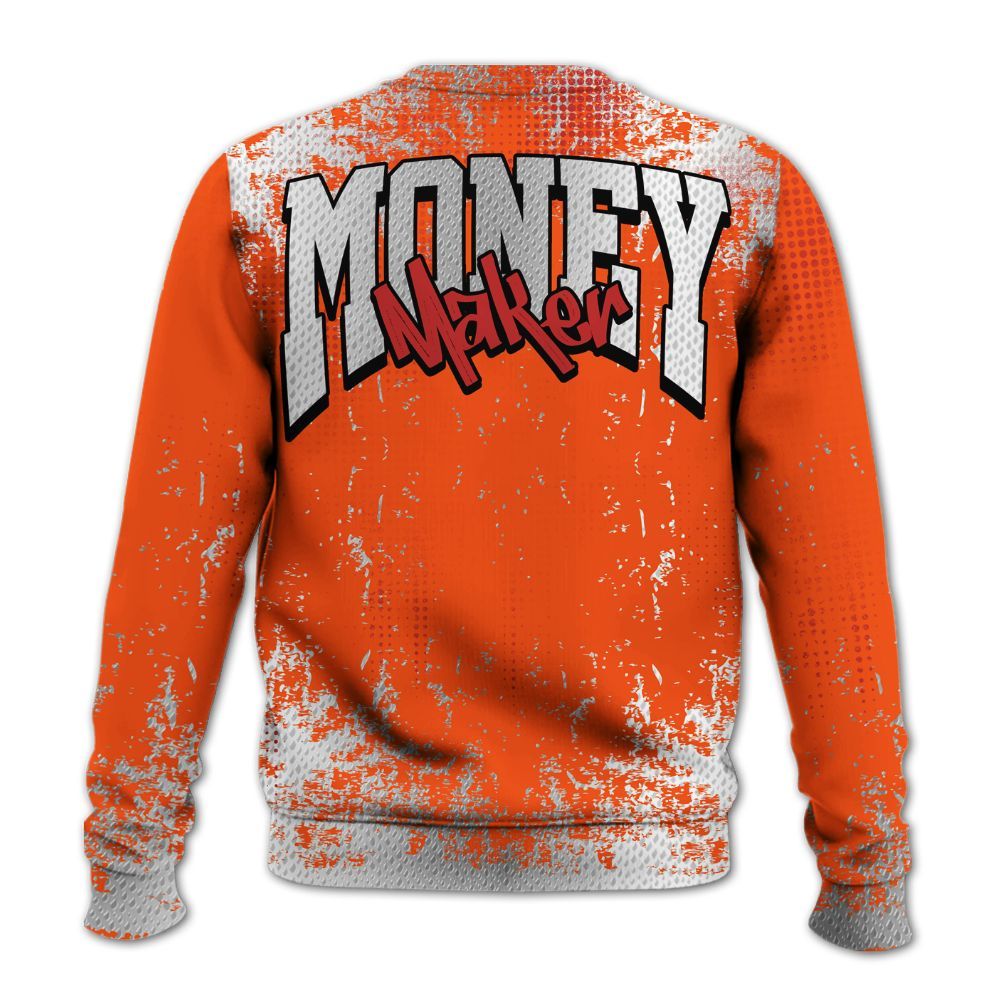 Sweatshirt To Match Kobe 6 Protro Total Orange - Move In Silence Money Street Retro All Over Print