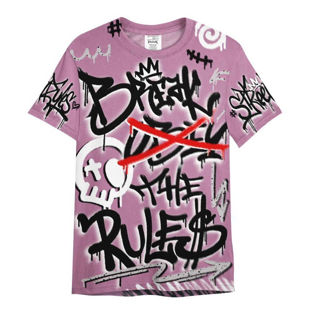 Shirt To Match Neutral Grey Black White Orchid 4s - Break Rules Streetwear All Over Print